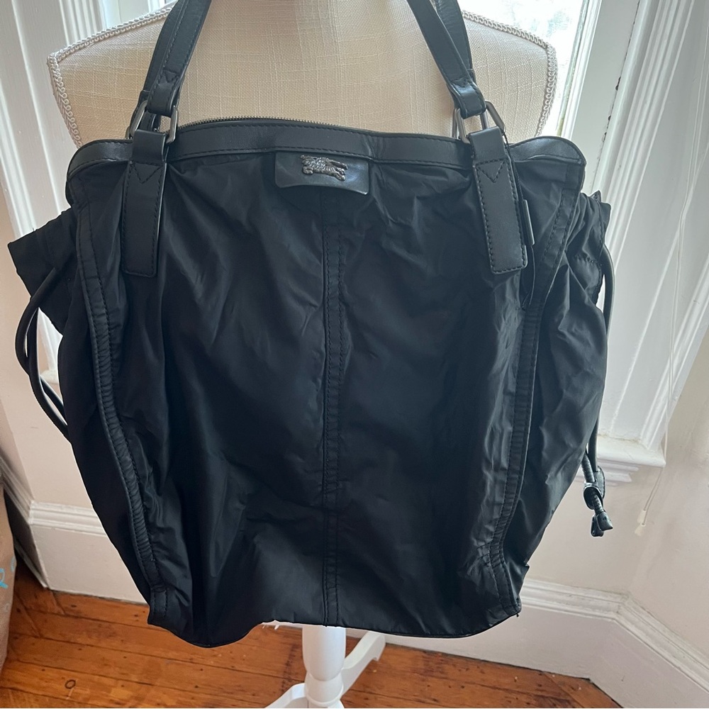 Burberry Nylon Buckleigh Tote in Black